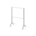 Mobile Magnetic Whiteboard – Freestanding Rolling Whiteboard with Aluminium Frame for Offices & Classrooms