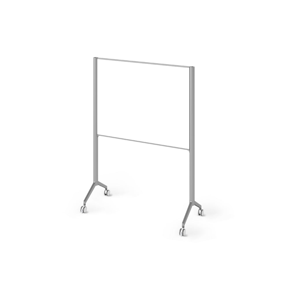 Mobile Magnetic Whiteboard – Freestanding Rolling Whiteboard with Aluminium Frame for Offices & Classrooms