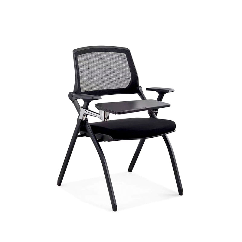 Folding Training Chair with Writing Tablet – Mesh Back & Armrests