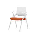 Folding Training Chair – Ventilated Plastic Back & Padded Seat