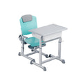 Height-Adjustable Classroom Table & Chair Set – Ergonomic Student Desk with Chair Footrest
