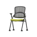 Folding Training Chair – Mesh Back & Padded Seat with Casters for Classrooms & Training Rooms