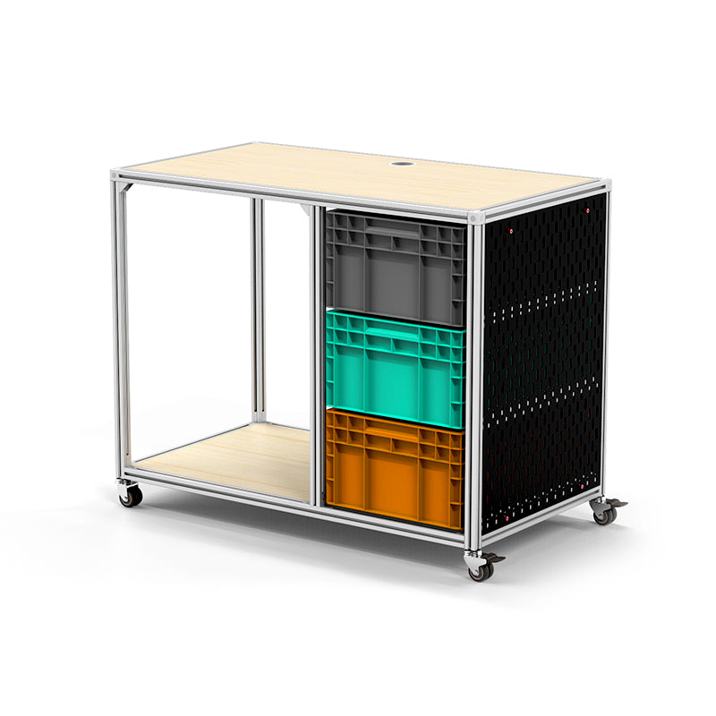 Modular Mobile Maker Storage Unit for Education Makerspace