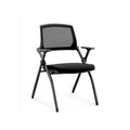 Folding Training Chair – Mesh Back & Armrests | Stackable Chair for Classrooms & Training Rooms