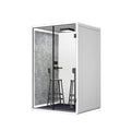 2-Person Sound Insulated Acoustic Office Booth For Private Meetings & Dual-Worker Use