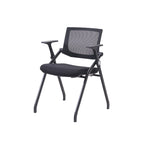 Folding Training Chair – Mesh Back & Armrests | Lightweight Chair for Classrooms & Offices