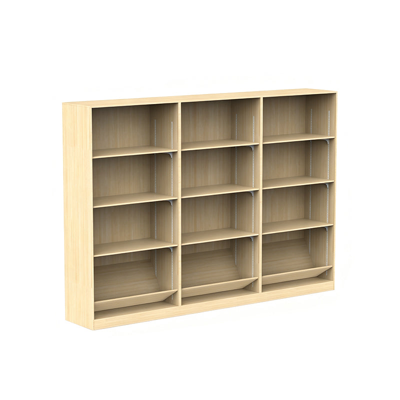 School Bookshelf – Multi-Compartment Adjustable Shelf with AA Track for Libraries & Classrooms