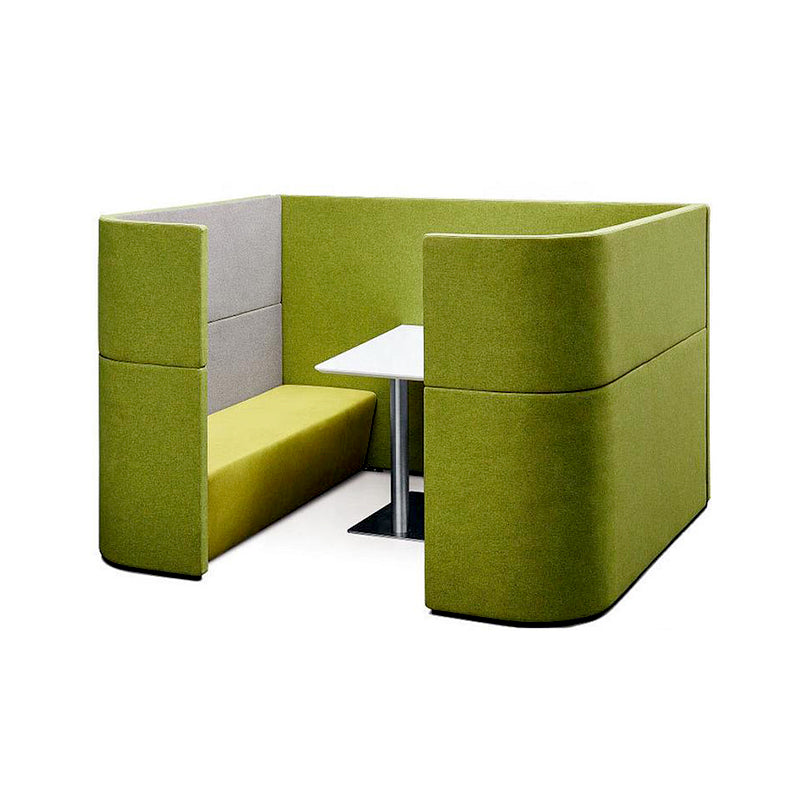 Signature Luxury Enclosed Fabric Meeting Pod With TV Mount Bracket For Premium Office Confidential Discussions