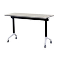 Flip-Top Mobile Training Table - Open Frame with Casters
