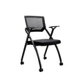 Folding Training Chair – Mesh Back & T-Armrests with Casters