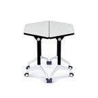 Folding Trapezoid Collaborative Table for Classroom Groupwork