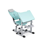 Height-Adjustable Classroom Table & Chair Set – ENF Certified Board, High-Back Chair & Chair Footrest