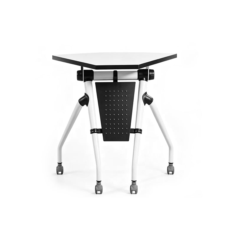 Folding Nesting Chair Desk with Tablet Arm Mobile Classroom Seating