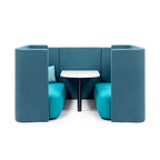 Essential Enclosed Fabric Meeting Pod For Open-Plan Office Informal Team Collaboration