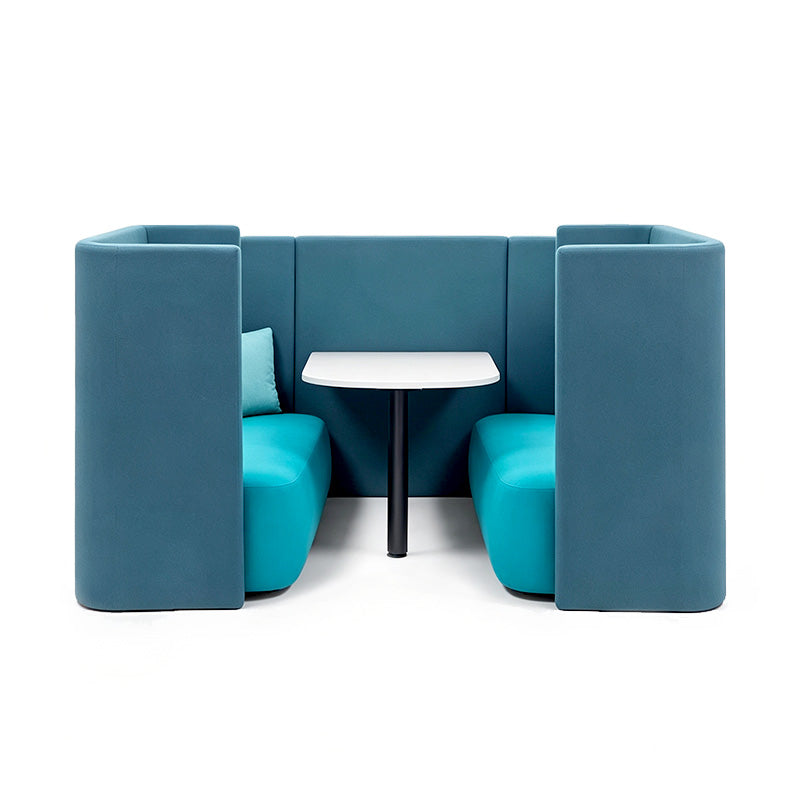 Essential Enclosed Fabric Meeting Pod For Open-Plan Office Informal Team Collaboration