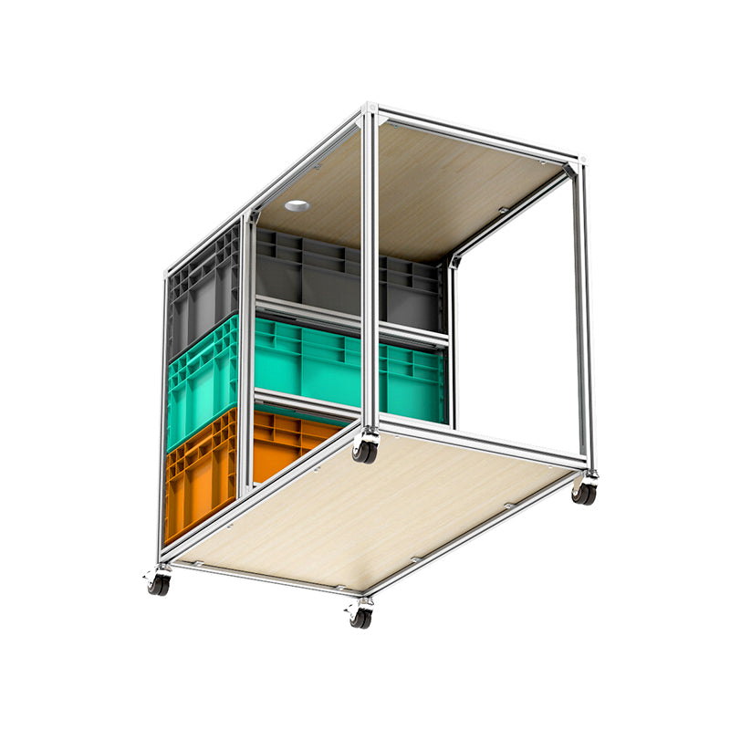 Modular Mobile Maker Storage Unit for Education Makerspace