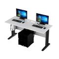 Dual Student Workstation Computer Desk For School Computer Labs, IT Training Centers & Standard Exam Classrooms