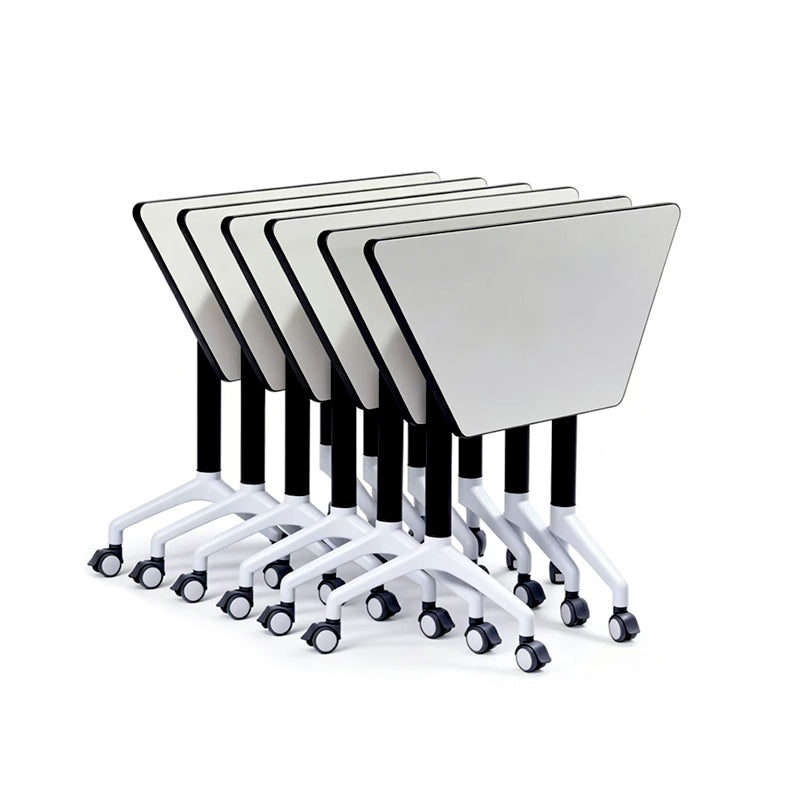 Folding Trapezoid Collaborative Table for Classroom Groupwork