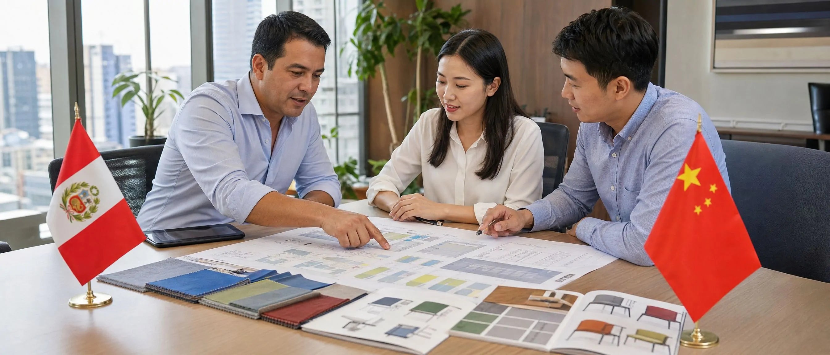 China to Peru school furniture sourcing with product selection customisation and factory direct support