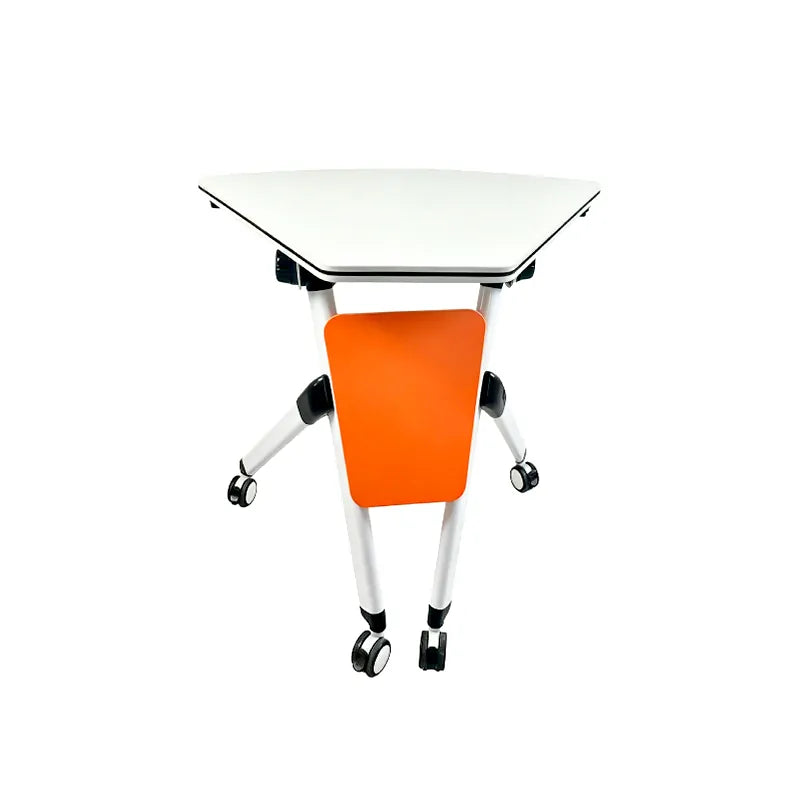 Front view of fan collaborative classroom table for active learning spaces