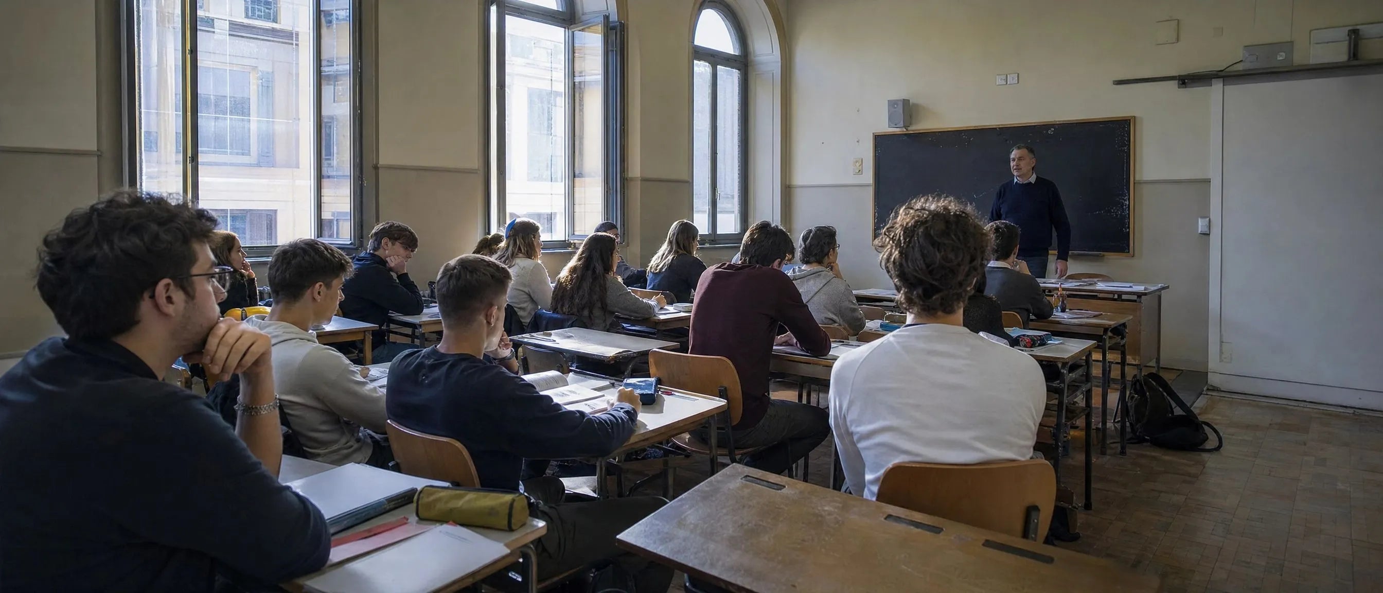 School furniture supplier for Italy classroom projects with practical desks chairs and modern learning spaces