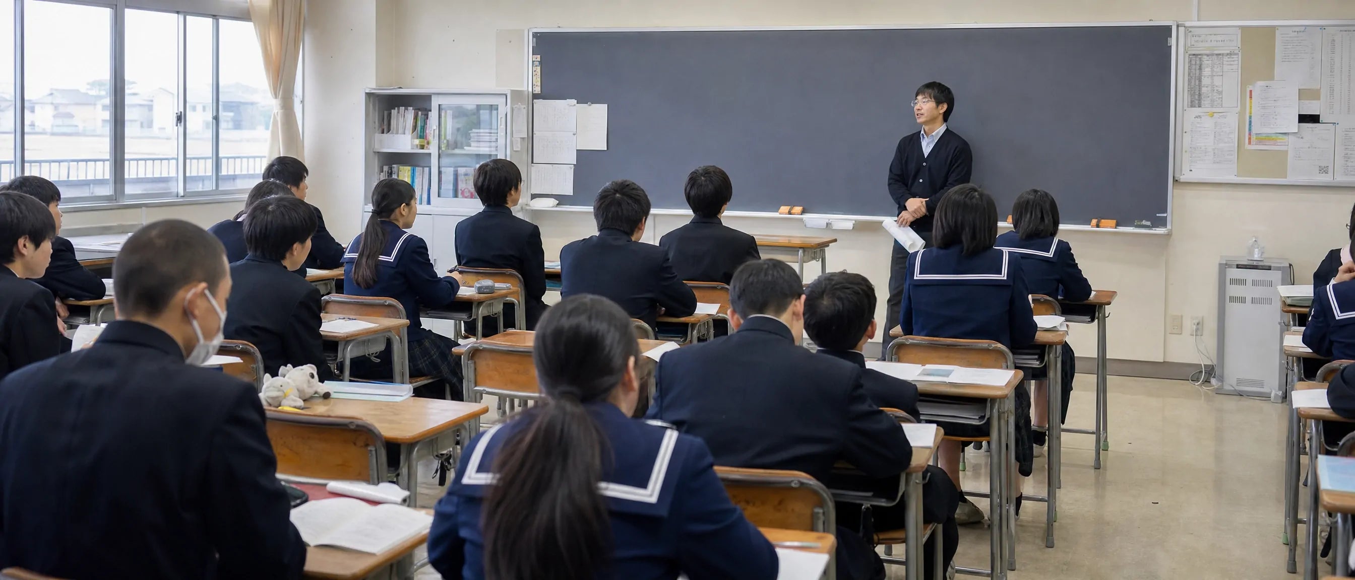 School furniture for Japan classrooms with durable desks, student chairs and structured learning environments
