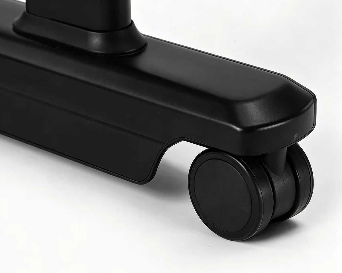 Heavy duty lockable dual caster wheels for mobile foldable training table