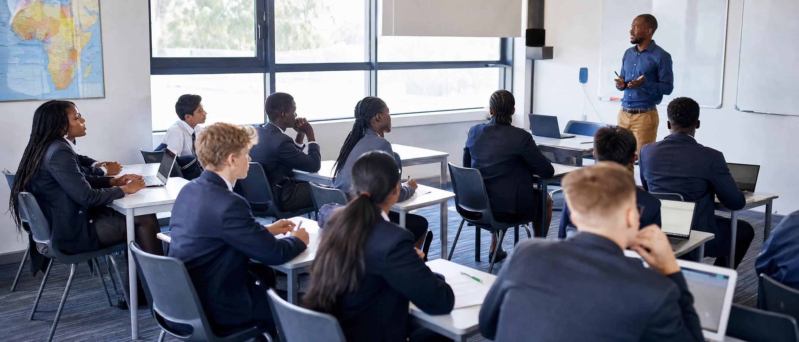 Quality school furniture for South African schools and colleges with classroom desks and chairs