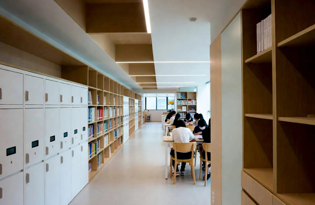 School library secure storage lockers for student belongings campus daily storage cabinet solutions