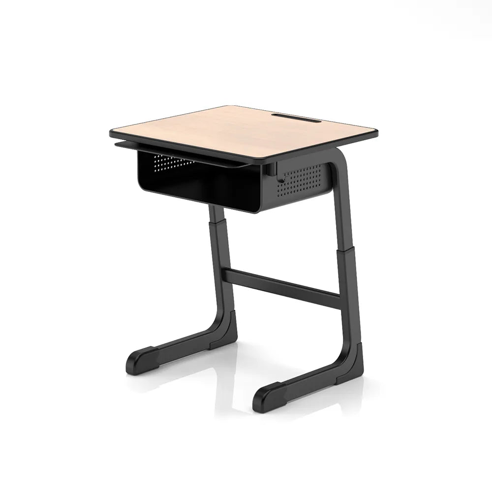 Height Adjustable Student Classroom Desk with Storage Drawer